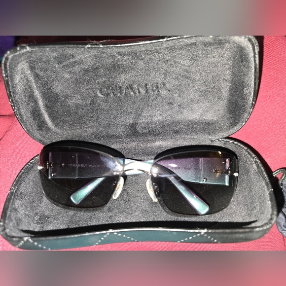 Rare*** Chanel womens iridescent frames 4117-B vintage NWOT crystal CC - Picture 9 of 17